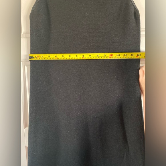 Black Knit Sleeveless Eileen Fisher Dress - Picture 7 of 7